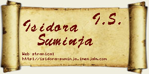 Isidora Suminja vizit kartica